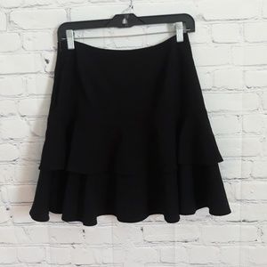 Pantology Sz: 6 Tiered Black Skirt